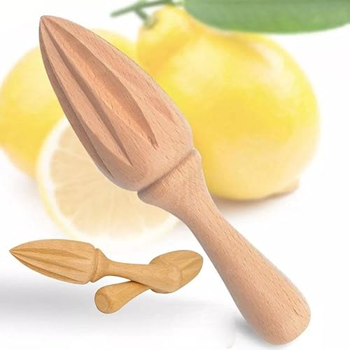 Miniatura 4 de Exprimidor de cítricos de madera  Escariador manual manual de limónnaranja  Herramienta exprimidora de frutas portátil para el hogar, cafetería y