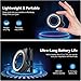37mm+52mm Thread Macro Lens Fill Light (Only Light), Portable Phone Lens Ring Light with High Power 32 LED/CRI 95+/ 45 Light Modes, Lens Attachments for All 37mm+52mm Phone Lens/Filter/Camera Lens