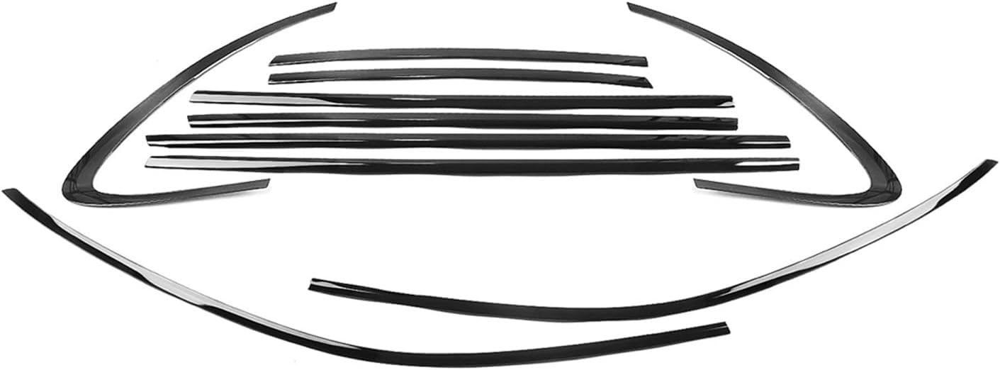 チタンブラック外窓トリムストリップドア防水シールシェードモールディング装飾カイエン 2019 2020 2021 2022 2023