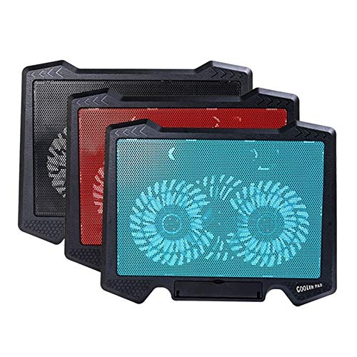 Base para laptop con doble ventilador y 2 puertos USB miniatura 2