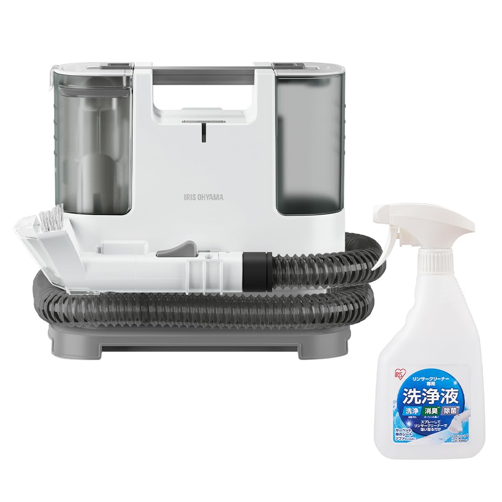 アイリスオーヤマ　リンサークリーナー　 RNS-P10-W 専用洗浄液付き Amazon.co.jp: 【スタンダードモデル+洗浄液セット】アイリスオーヤマ