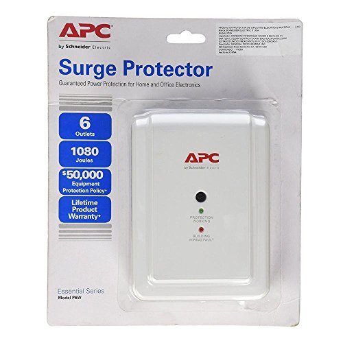 Apc Essential Surgearrest 6 Outlet Wall Mount, 120V #TOP4