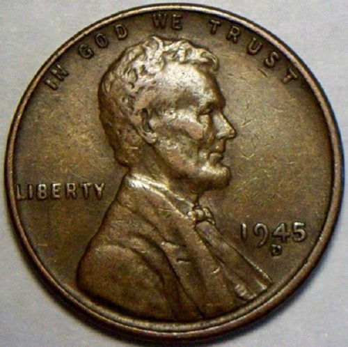 1945D Lincoln/Wheat Penny Thumbnail