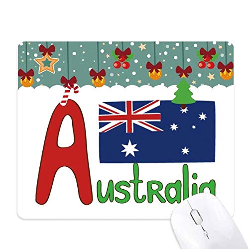 Tapis de souris Australie bleu et rouge pour le jeu et le bureau