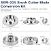 Brush Cutter Blade Kit For Echo SRM 225 Blade Conversion Kit C535000160 C535000150 90051100010 6103150713 Replacement Echo Trimmer Attachment Fit All SRM Family, Except The High Torque Version