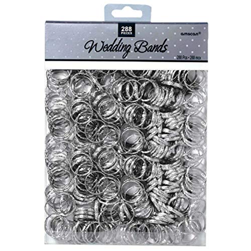 Stunning Silver Metal Wedding Bands - 0.75