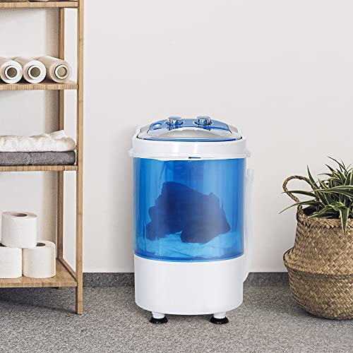 Portable Mini Washing Machine,Small Compact Laundry 4.4lbs Capacity Washer w/Spin Cycle Basket and Drain Hose Drum Washing Machine - Image 5