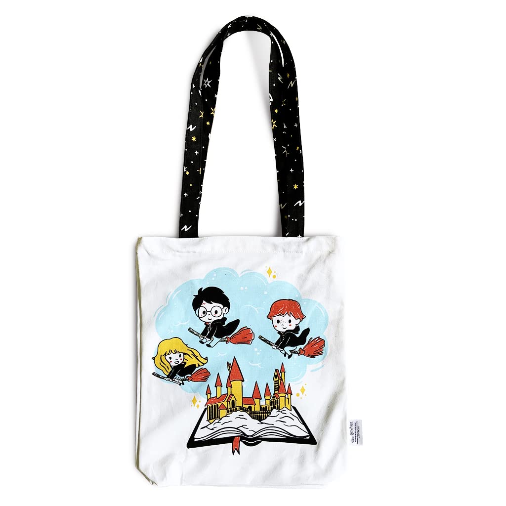 Scribbles Inc Reusable Canvas Tote Bag Shopping Bag/Grocery Bag/Multipurpose Eco Friendly Bags With Front & Back Illustrations