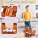 Tagitary Plush Horse Toys for Kids,Electronic Interactive Plush Toys with Leash That Making Sounds,Walking,and Wagging Tail,Stuffed Horse Realistic Pet for Boys Girls