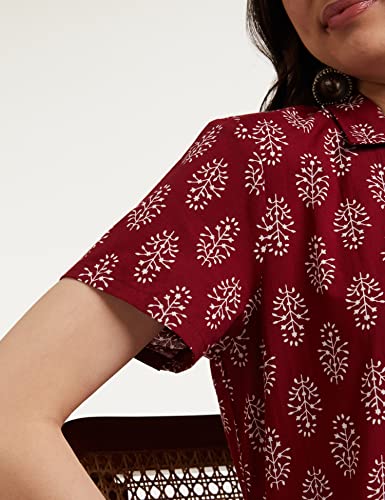 Amazon Brand - Myx Women's Cotton Shirt and Relaxed Pajama Set Night Suit Set - Image 5