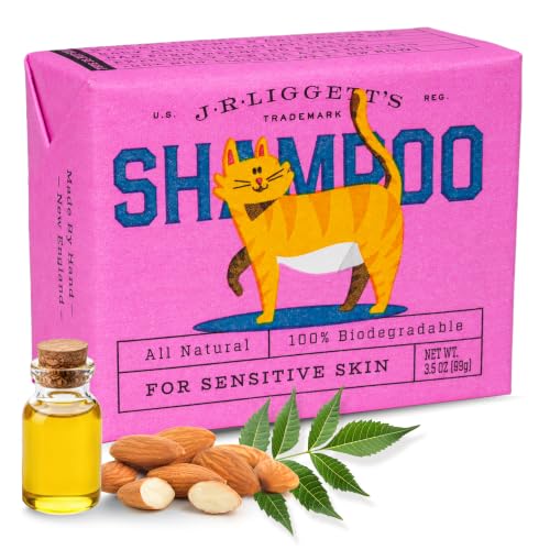 J.R.LIGGETT'S Cat Shampoo Bar for Cats with Sensitive Skin 3.5 oz