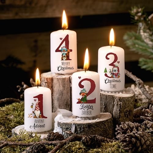 ilka parey Kerzensticker Kerzentattoos Tattoofolie Weihnachten...