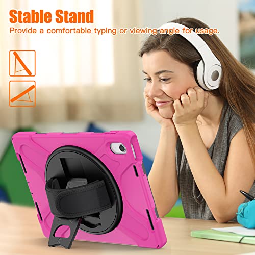 Funda para iPad 10a generación que evita caídas con su correa de sujeción 2