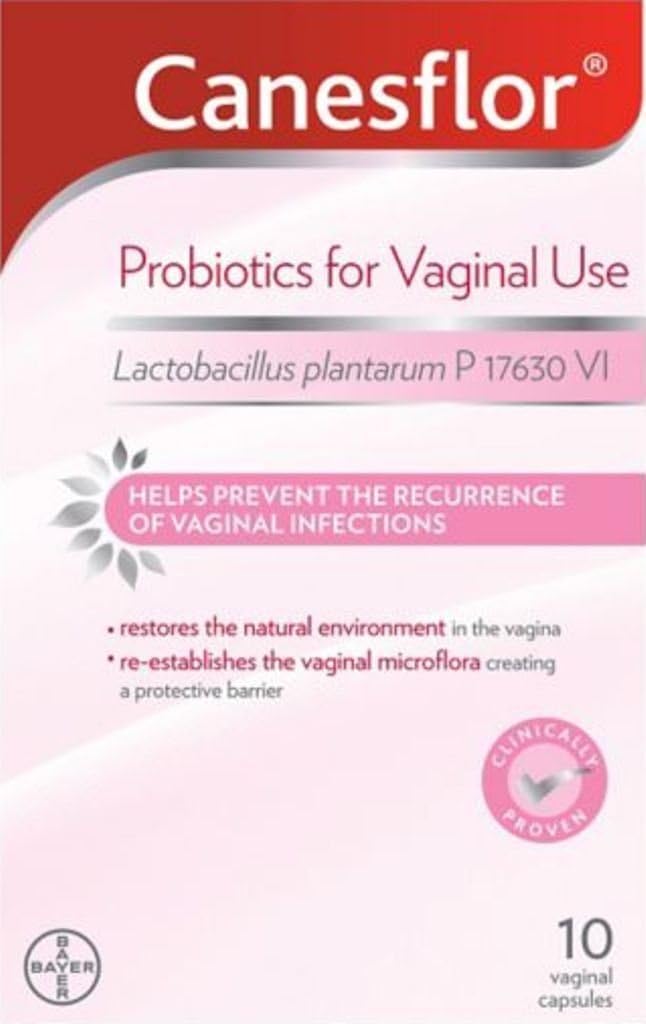 THREE PACKS of Canesflor Probiotics for Vaginal Use - Lactobacillus plantarum