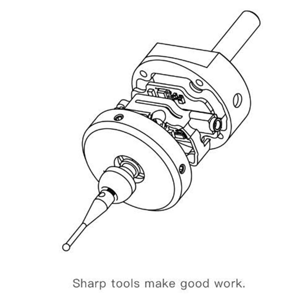 CNC Neueste V6 Anti-Roll 3D Touch Probe Kantenfinder zum Finden der Mitte Desktop-CNC-Sonde Kompatibel mit und Grbl A
