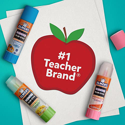 Elmer’s Scented Glue Sticks, Washable, Clear, Assorted Scents, 6 Grams, 6 Packs of 4 (24 Total Count) 4 51LDJV