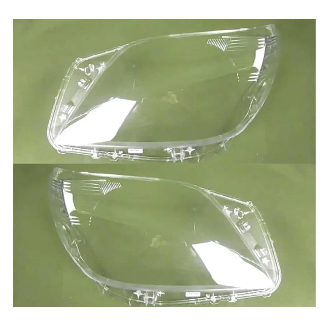 Oulesh Headlight Lens Cover for Toyota Prado 2010-2013, 1pair Car Front Headlight Cover Transparent Lampshade Headlamp Shell