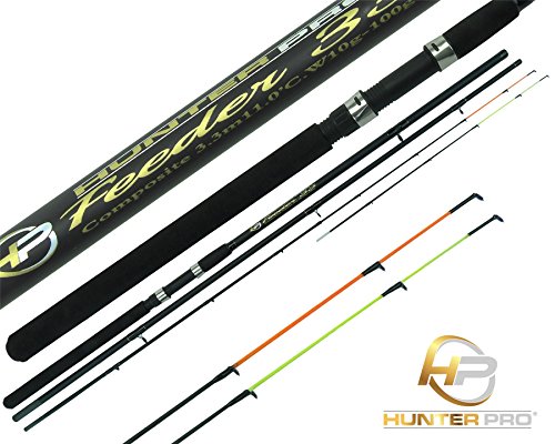 Hunter Pro Feeder Carp Fishing kit Quiver Tip Rod Reel Combo Ledgering Tackle Set Twin Tip - Image 6