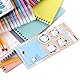 WAYTEX 931666 Haftnotizen, wiederverwendbar, Motiv: niedliche Tiere, auf Ständer, 4 Mini-Blöcke in Pinguin-Form und 1 quadratischer Block 8 x 8 cm, Pinguin, 100 Stück