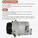 Kessocco CO 20741C Car AC Compressor Replacement for 2002-2012 Chevy Malibu HHR Cavalier Cobalt Pontiac G6 G5 Sunfire Pursuit Saturn Aura Ion Air Conditioning Compressor 6 Pulley Groove 12V