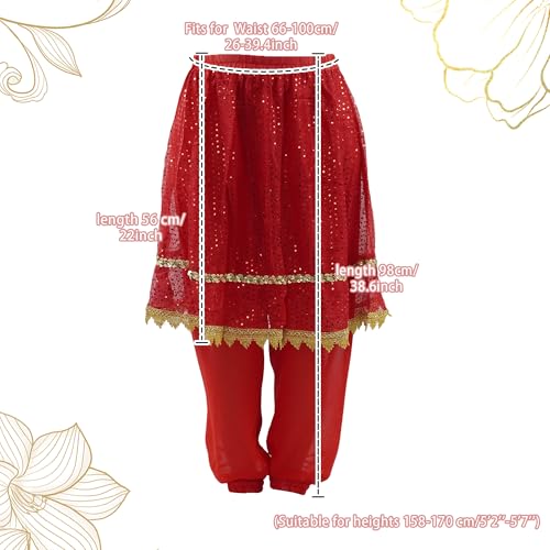 Pantalon de danse du ventre fluide pour bouger sans complexe - 3