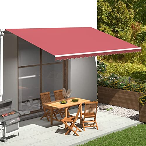 Wasserdichter und reißfester Ersatz-Markisenstoff für Sonnenschutz 300 x 250 cm, cremefarbenes Zubehör für Sonnenschirme im Freien