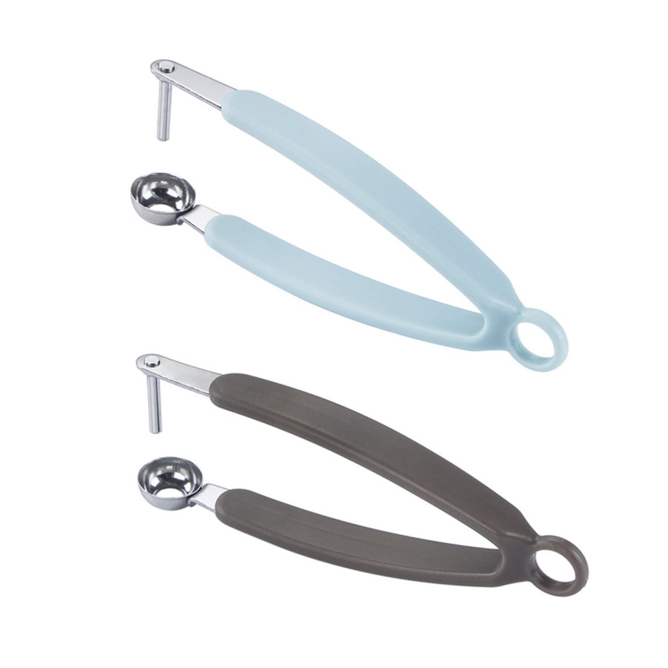 OUNONA 1set Stainless Steel Dates Pitter Cherry Remover Lake Gadget for Quick Fruit Coring Design for Cherries Jujubes and More 2pcs