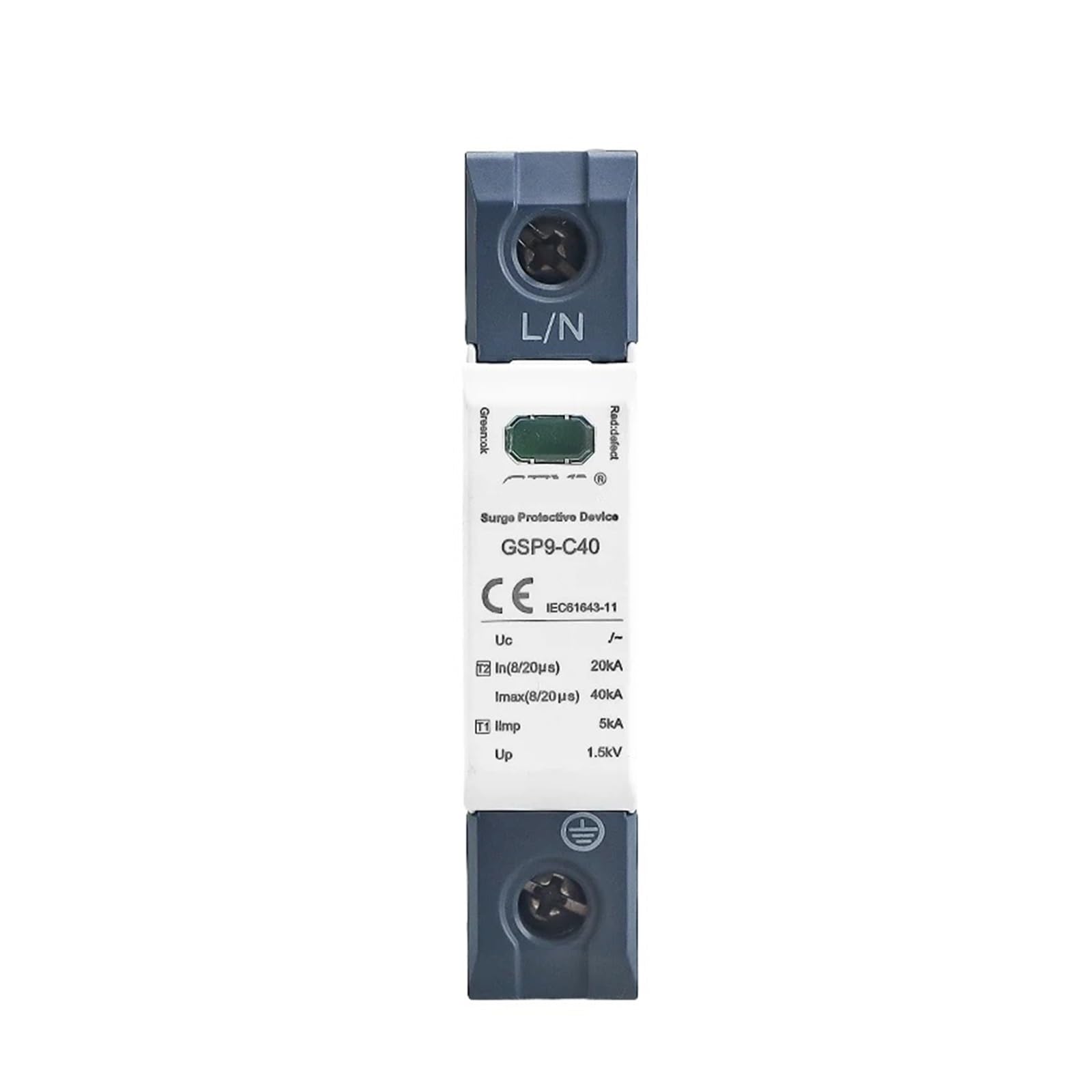Parafoudre SPD 40KA protection contre les surtensions électriques AC 440V