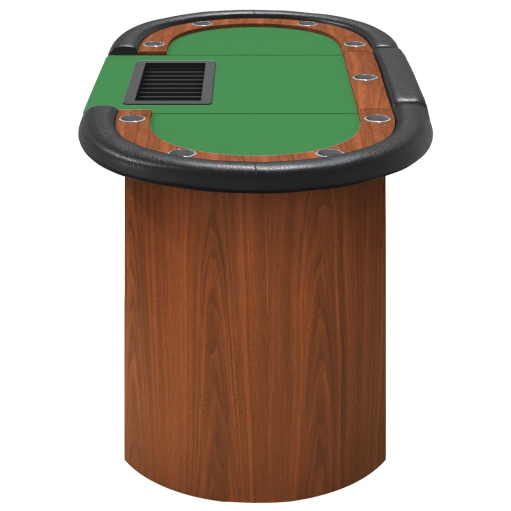Générique Table de Poker 8 Joueurs avec Plateau à jetons Vert 160x80x75cm,Meubles,Tables,Tables de Poker & de Jeux,27.9 kg,Vert,80406
