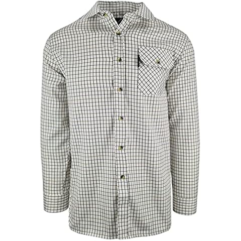 Country Classics Mens Long Sleeve Shirts- Cartmel Beige - XL Cover