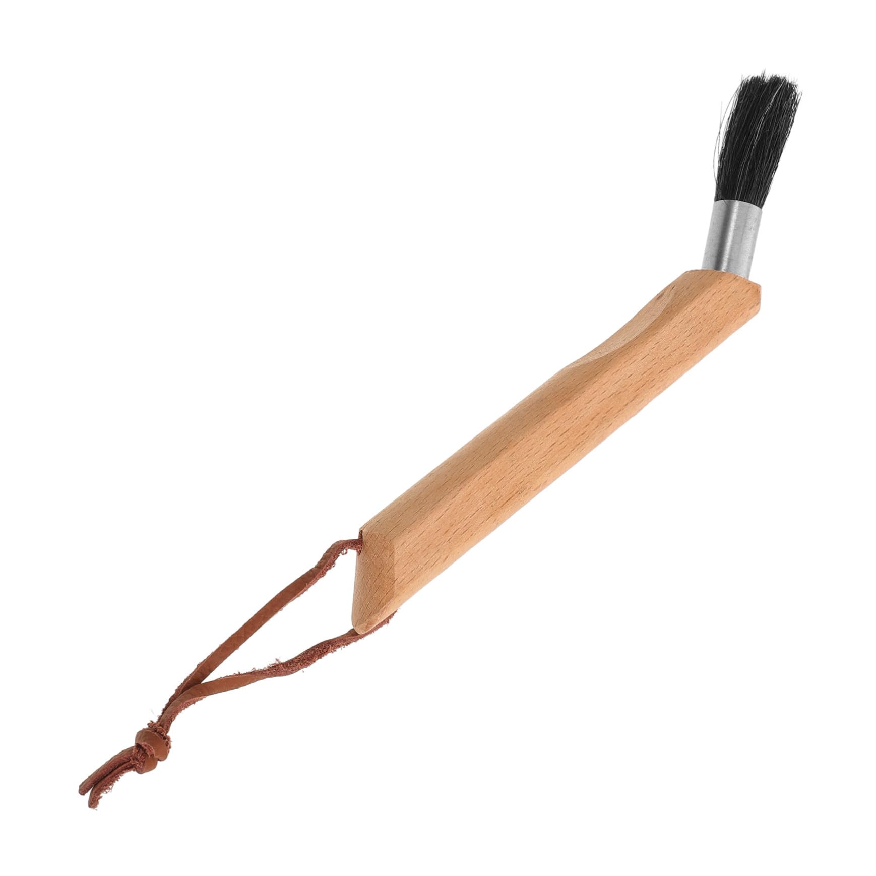 Cepillo De Limpieza Para Cafetera Espresso Redondo Pequeño Suave Profesional Para Cepillo Largo Para Limpiar Rebabas De Cafetera De Haya