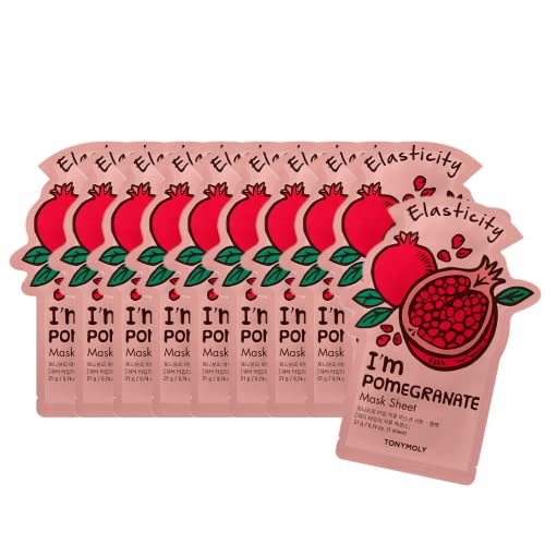 TONYMOLY I'm Pomegranate Sheet Mask – Korean Skincare Face Mask, ...