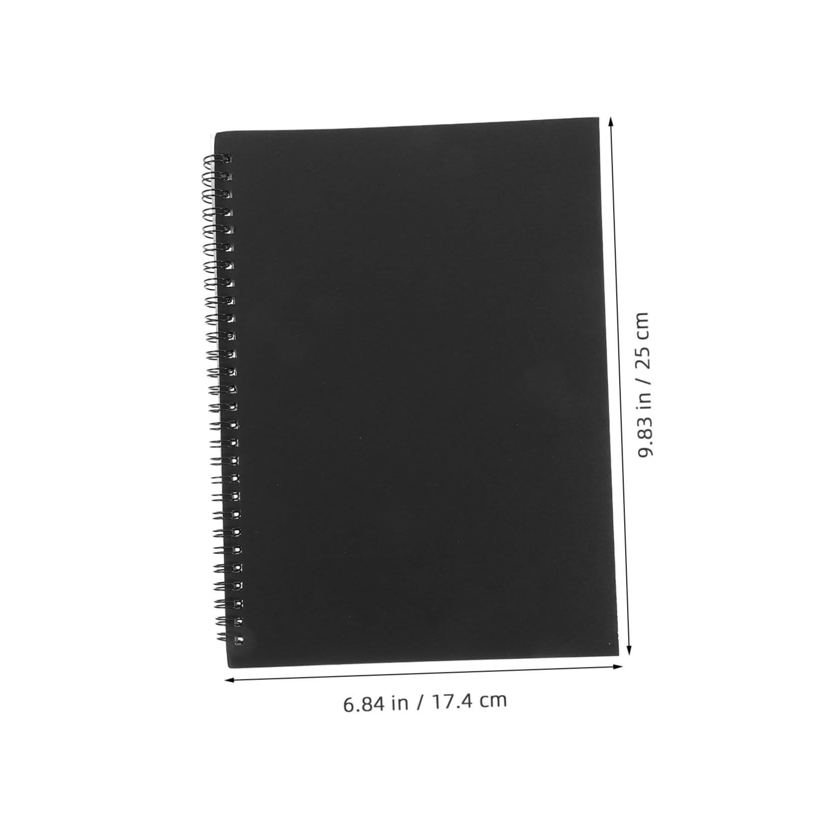 4 Stück Teiliges Spiralnotizbuch Kariert mit Robustes Kraftpapier Cover Langlebiges Business Notizbuch für Büro Schule und Notizen für Langzeitnotizen und Praktische Nutzung