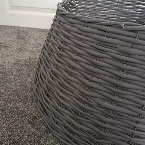 Samuel ALEXANDER Natural Wicker Christmas Tree Skirt Choice of 3 Sizes (Dark Grey, Medium : 58cm x 26cm) - Image 4
