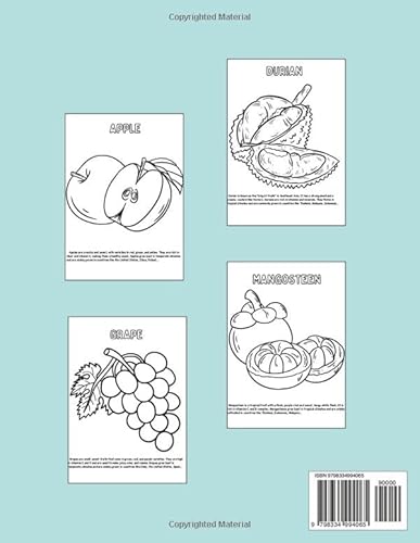 Colorful Fruits: A Kids' Coloring Adventure: Children' Coloring Adventure