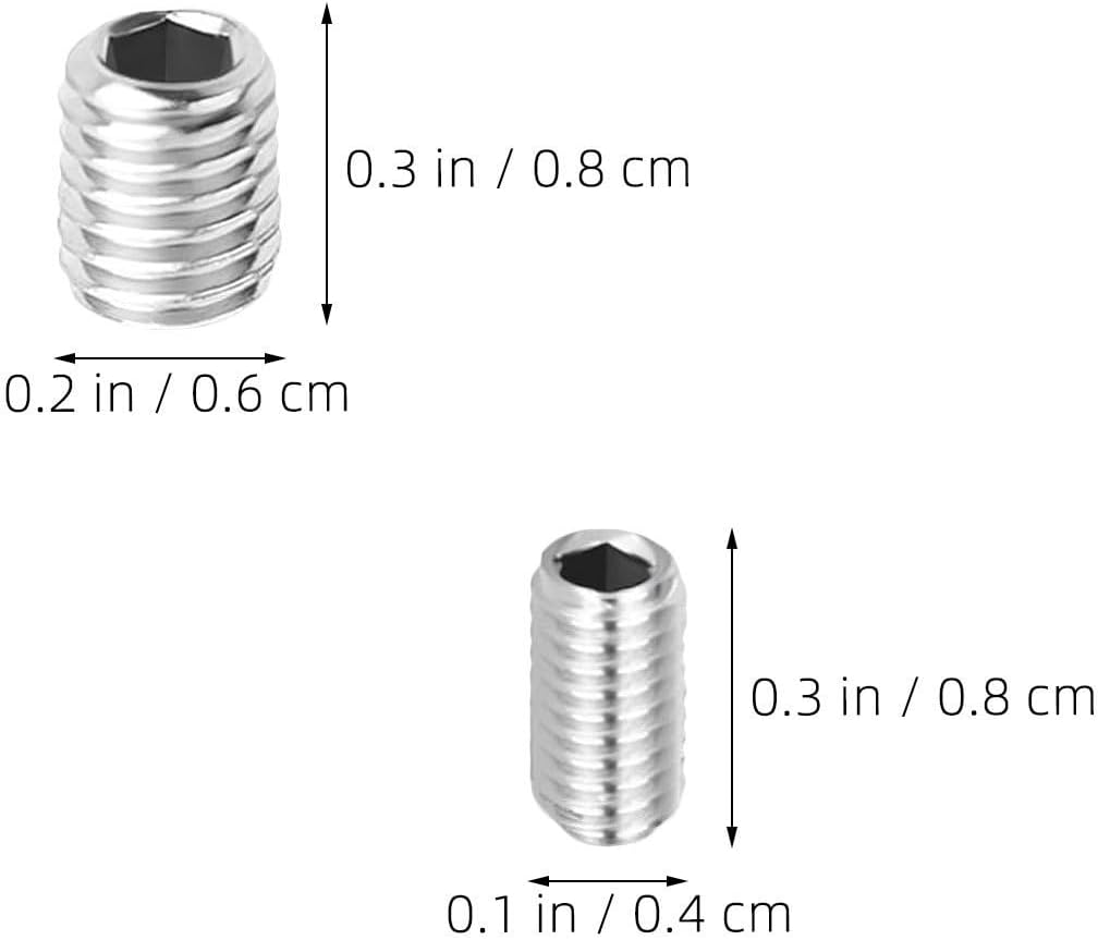 BESTYASH W11366418 Refrigerator Door Handle Screw Set, Fasteners 18pcs