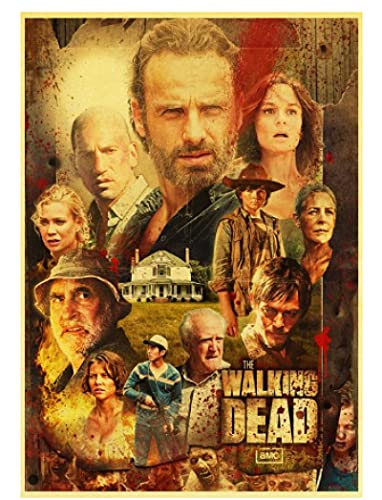 Imagen de ANSNOW Walking Dead Movie Posters Rompecabezas de Madera 1000 Piezas para Juguetes para Adultos Juego de Descompresión