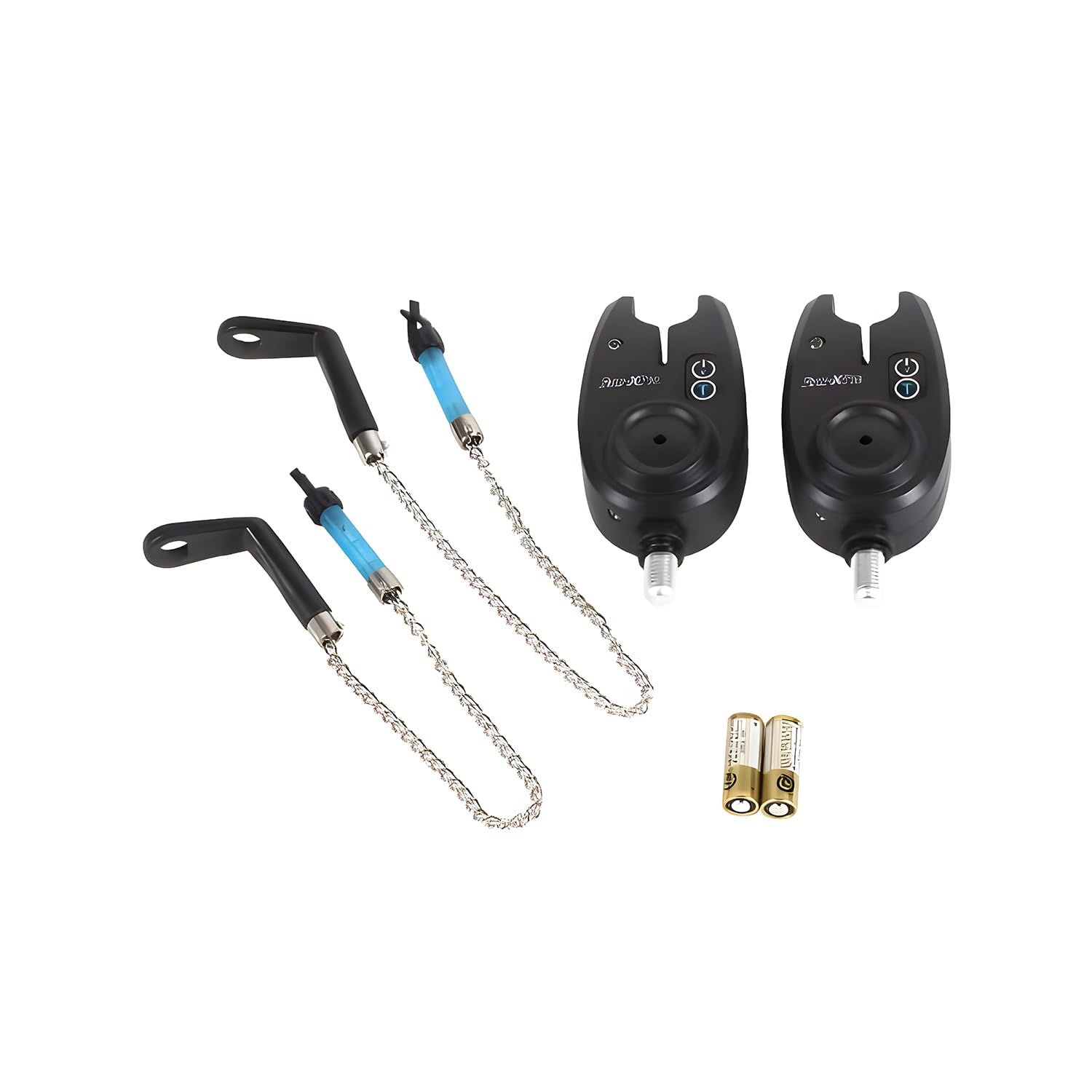 Carp Set - Improve Set - Juego de Cañas de Carpa Negro - Paquete Completo para la Pesca de la Carpa Incluye Detectores de Mordedura, Swingers, Rodpod
