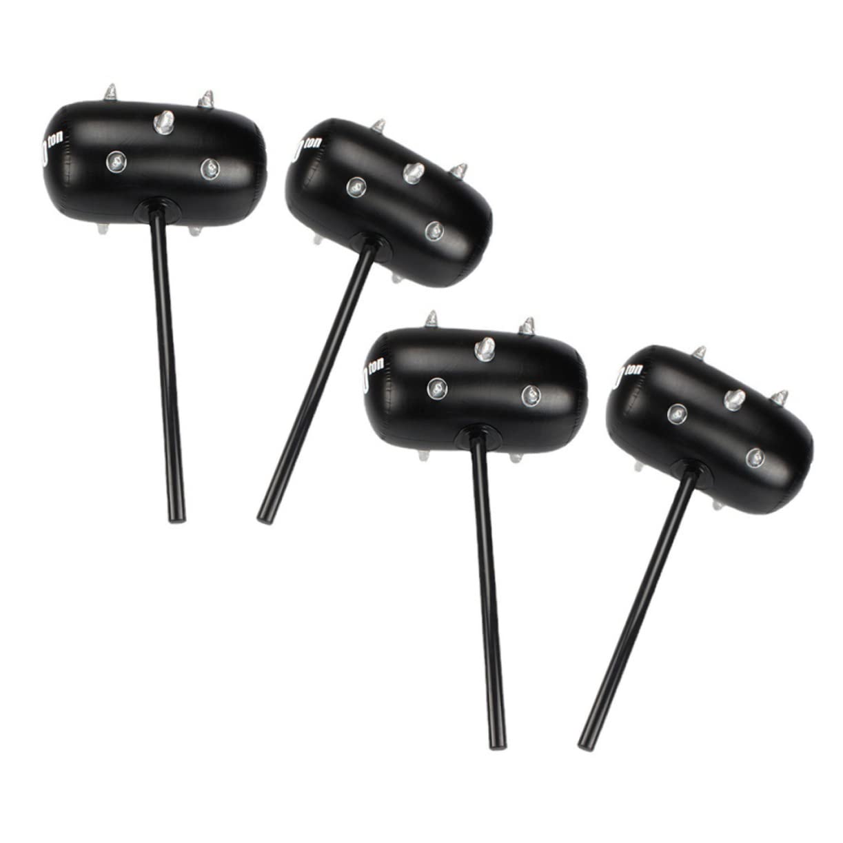 4pcs Pneumatic Hammer Ballons Decoration Beach Toys for Toys Squeaky Hammer PVC Inflatable Hammer Toy Pool Inflatable Hammer Prop Party Prop Pool Accessory Bat
