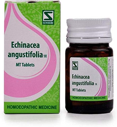 Dr Willmar Schwabe India Homoeopathic Echinacea Angustifolia 1X MT Tablets - by shopworld2
