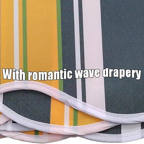 Tissu de rechange pour store banne rétractable 7x5m Ning idéal balcon terrasse - 3