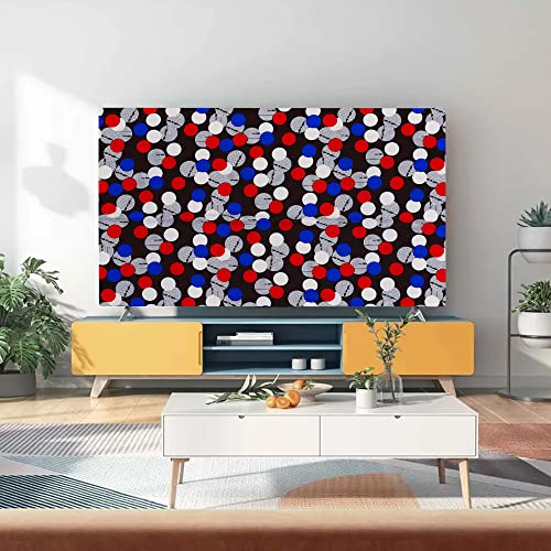 Image of Glassiano Marigold Dustproof Printed 48 inch LED TV Cover Screen Protector Compatible for All Models, Print 19