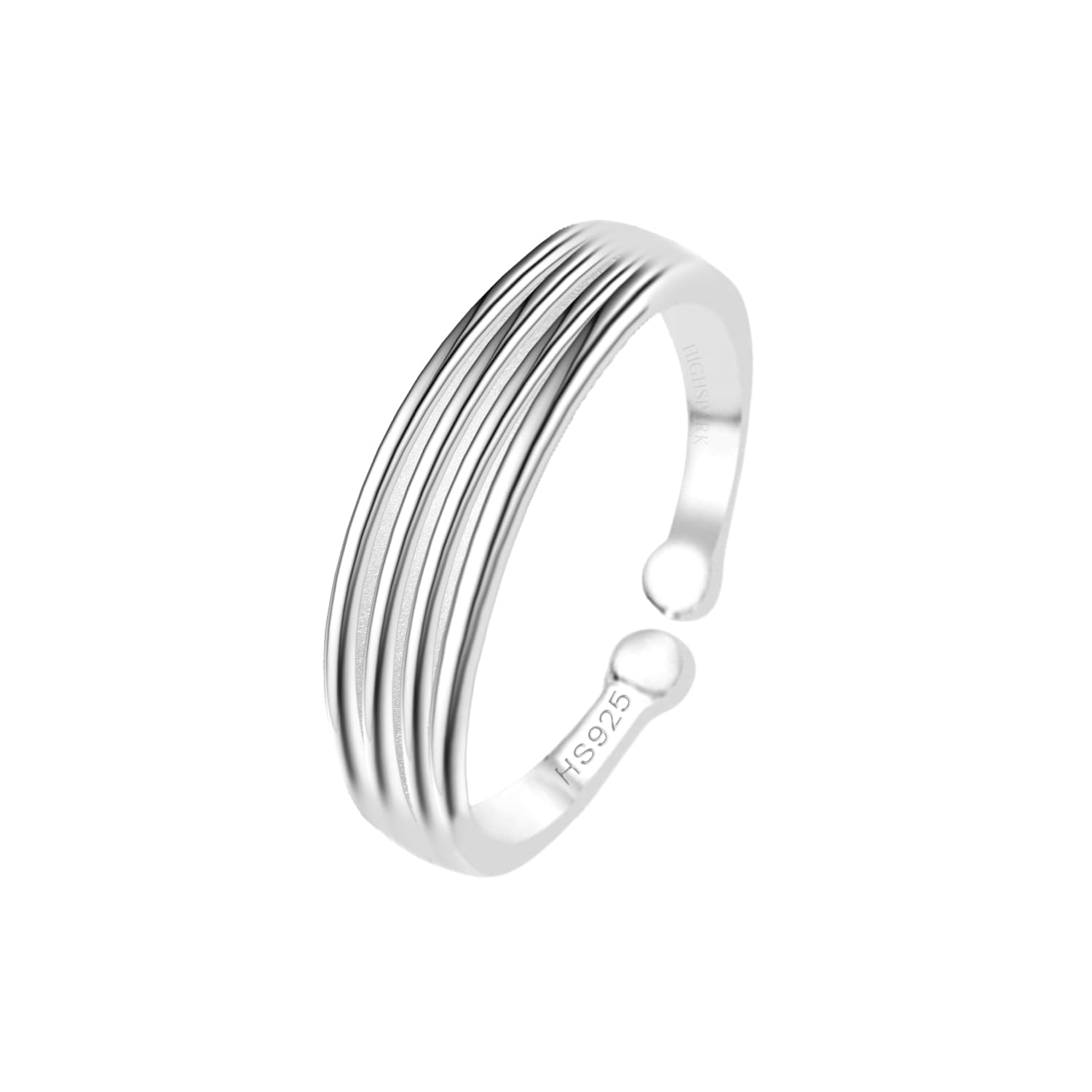 HighSpark 92.5 Sterling Silver Toe Rings for Women | 92.5 Sterling Silver Adjustable Contemporary Style & Stunning Shine | Single Piece Only | Lovely Gift - Three Line (B0CTZ7T7L8) Amazon Price History, Amazon Price Tracker