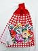 Sweet Romance - RED Gingham Vibrant Floral - Double Thick Hanging Kitchen Towel