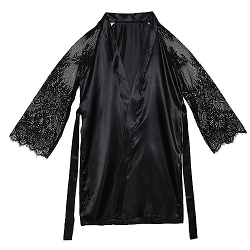 Panneaux de dentelle rouge peignoir sexy XL pour moments de détente uniques