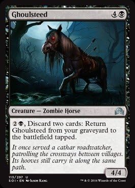 Magic The Gathering - Ghoulsteed (113/297) - Shadows Over Innistrad - Foil
