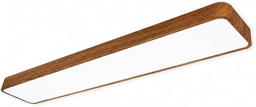 BARCELONA LED Decorative LED Ceiling Light 36W 120cm Wood Effect 4000K