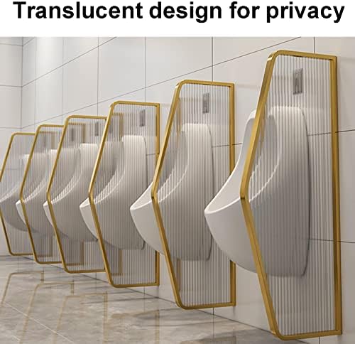 Urinal Divider Screen Privacy Partition for Restrooms Adjustable Urinal Privacy Panel Bathroom Urinal Separation Screen Urinal Stall Divider for Enhanced Privacy