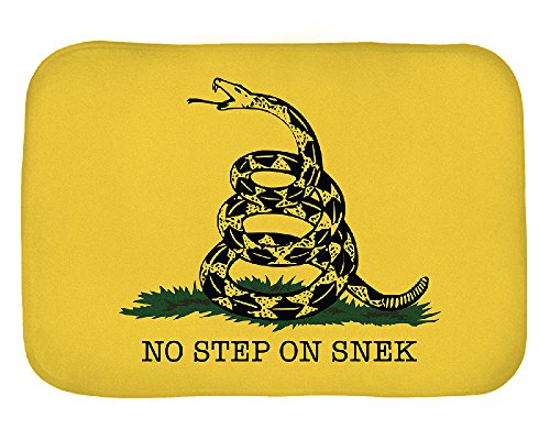 Dwelling in Fantasy No Step On Snek Bathmat (17in x 24in)
