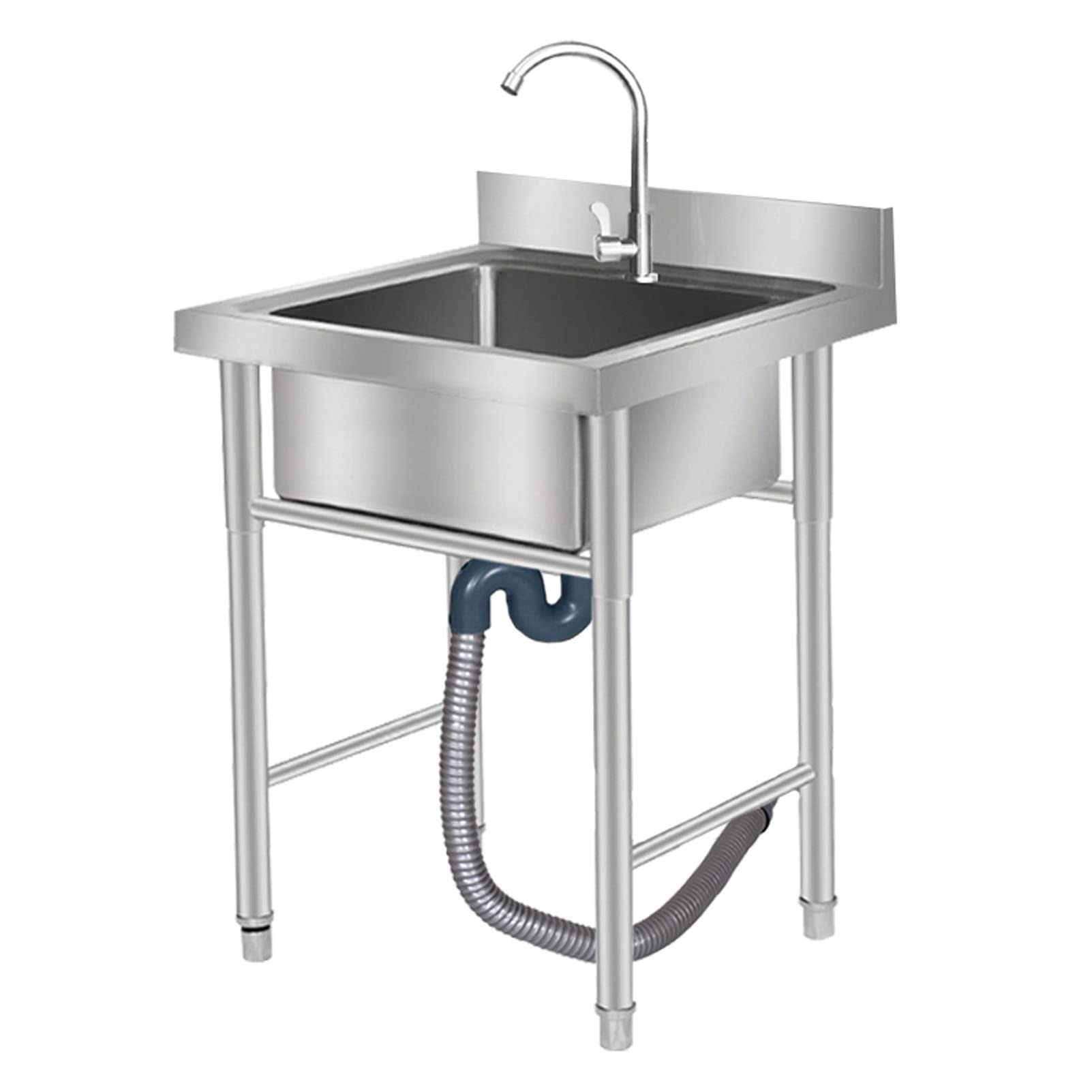 ZQFHSX 304 Stainless Steel Kitchen Sink - Commercial Restaurant Compartment